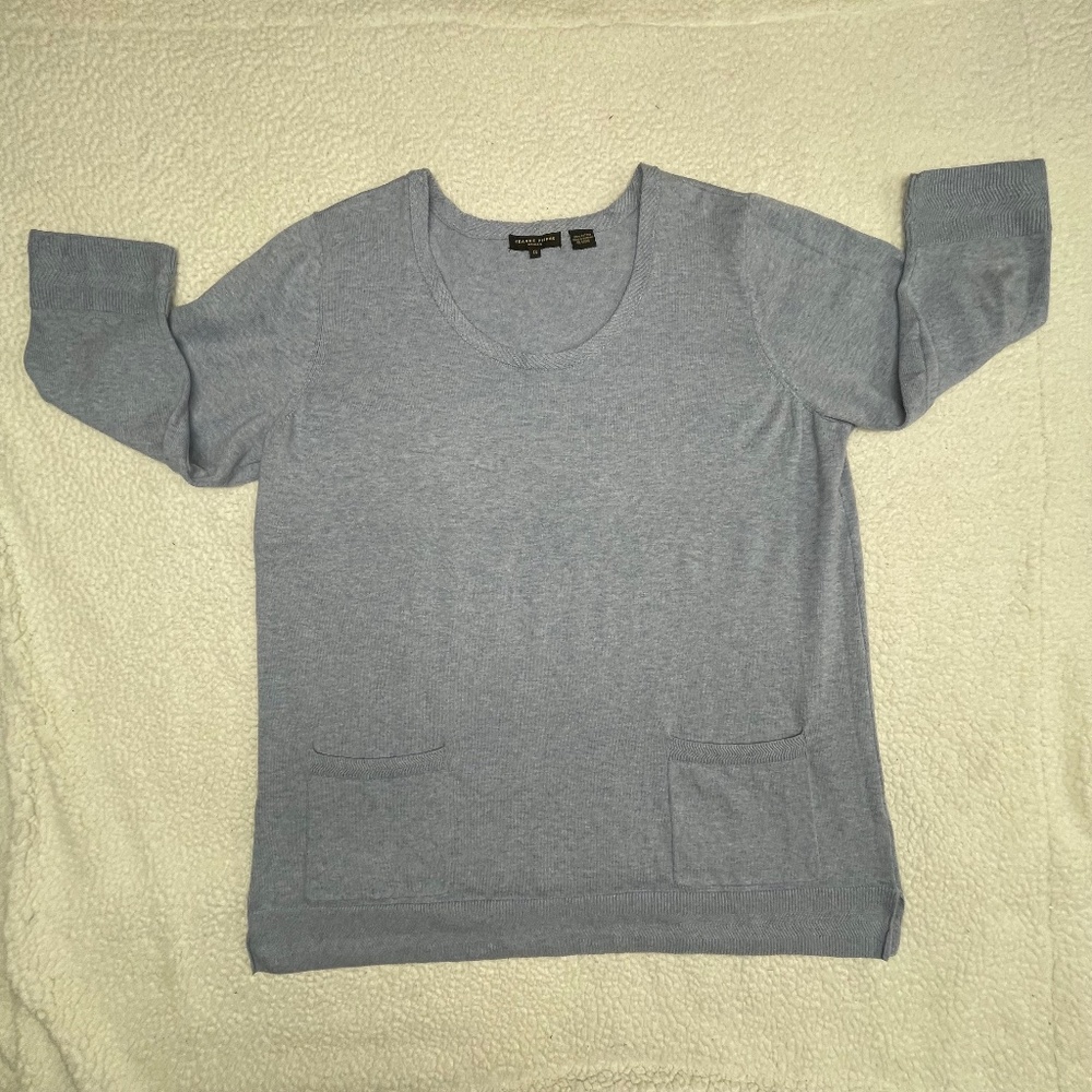 Women’s 1X Jeanne Pierre Blue Top